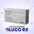 Emcozin (30/500mg)  GLUCO RX
